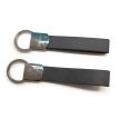 Metal PU Leather Keyring