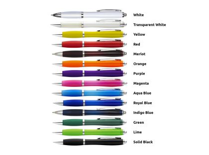 Coloured Curvy Ball Pen