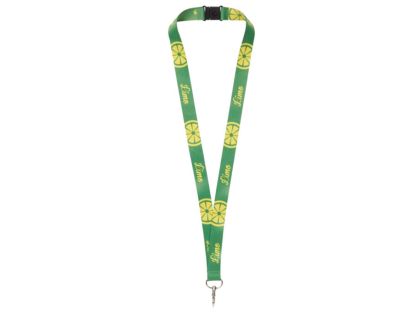 Double sided print Lanyard with safety breakaway