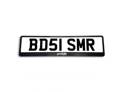 reg plate cover