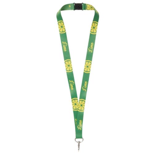 Double sided print Lanyard with safety breakaway